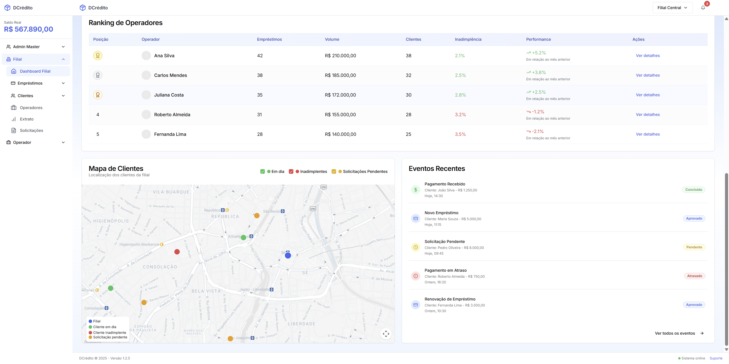 Midas Microcredit screenshot 2