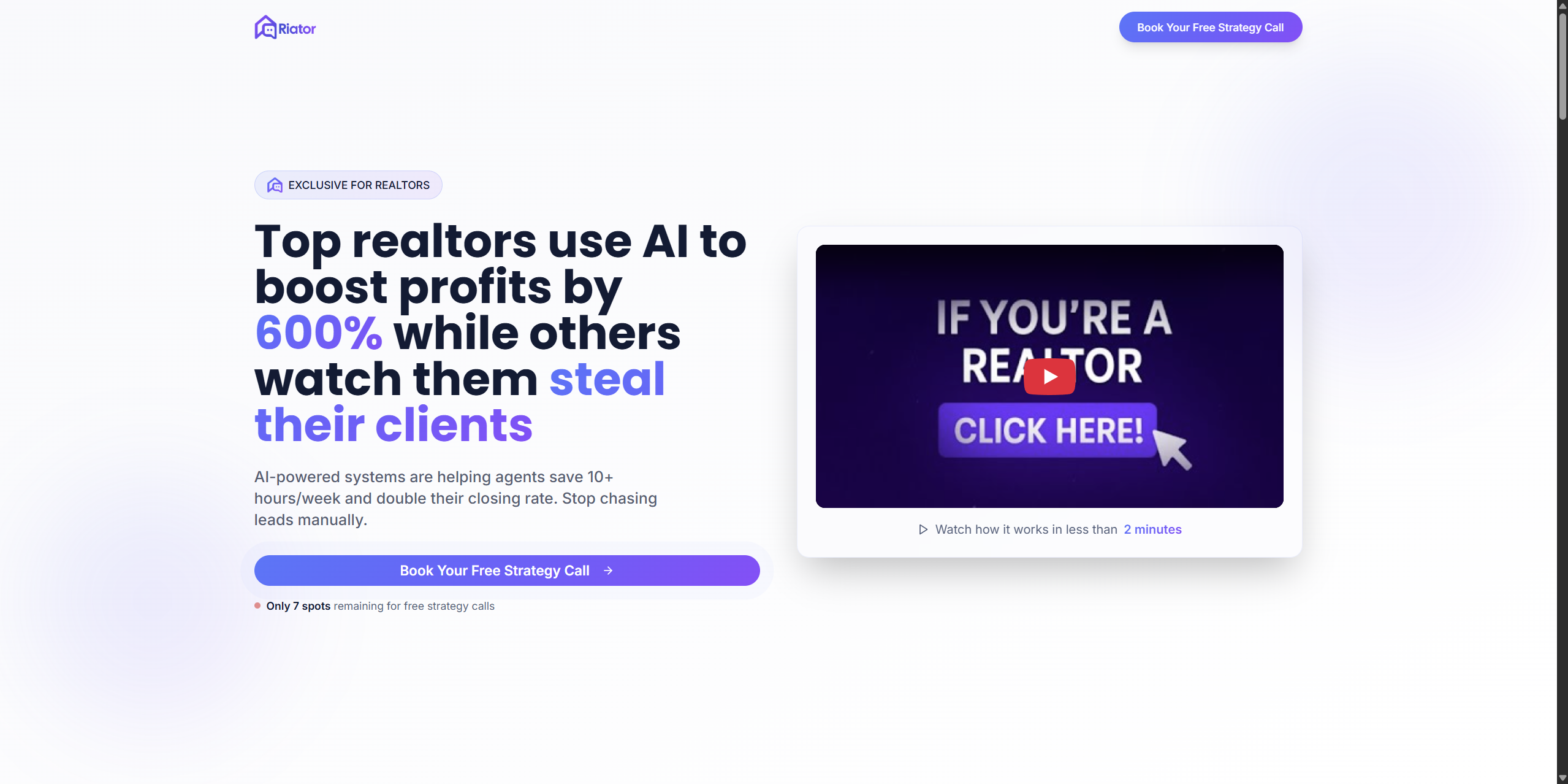 Riator AI screenshot 2