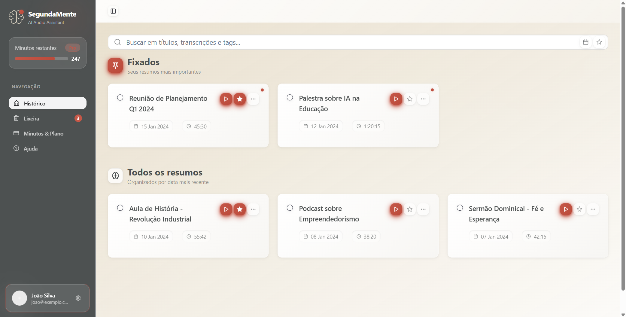 SegundaMente screenshot 1